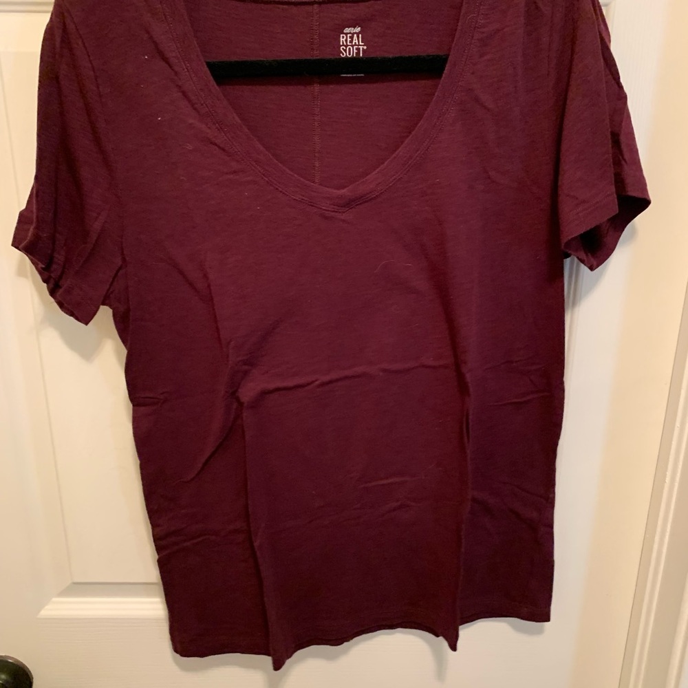 Aerie V neck tee